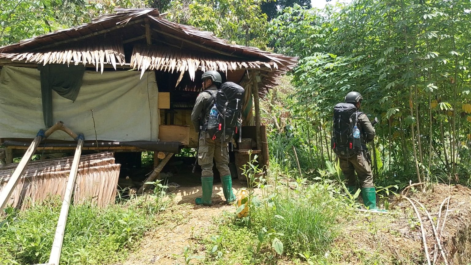 Cegah Tempat Pelatihan Teroris, Tim Alfa 2 Madago Raya Sasar Bekas Camp di Pegunungan Poso