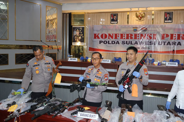 Tim Gabungan Kepolisian Amankan TF Teknisi Senjata Angin Rakitan Tanpa Izin di Mitra