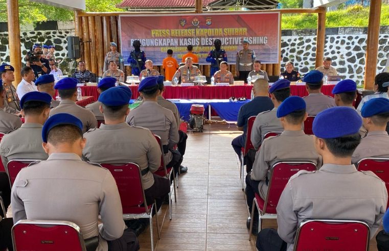 Ditpolairud Polda Sulbar Ungkap Kasus Destructive Fishing Tetapkan 2 Tersangka