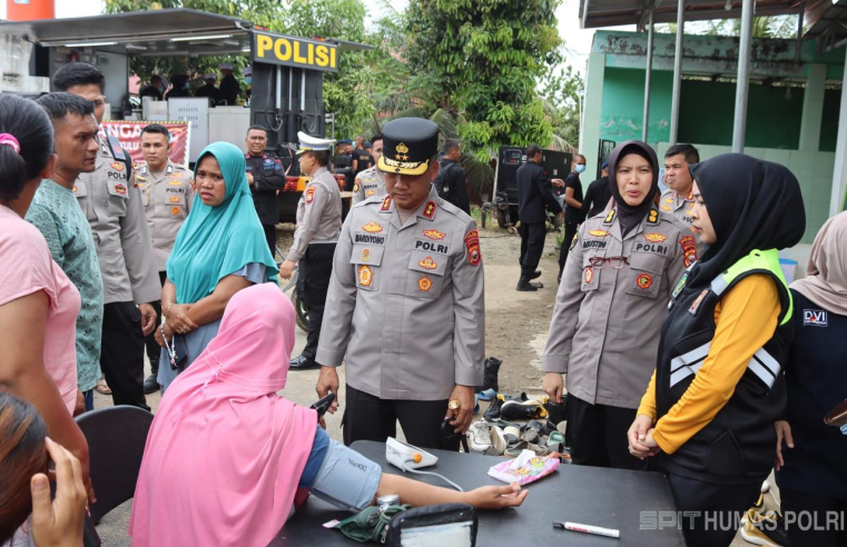 Kapolda Bengkulu Berikan Pelayanan Terbaik bagi Korban Gempa Bumi 6.3 SR Di Bengkulu