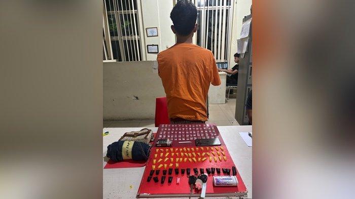 Tim Satresnarkoba Pangkalpinang Bekuk Pengedar Narkoba, Polisi Temukan 75 Paket Sabu-sabu