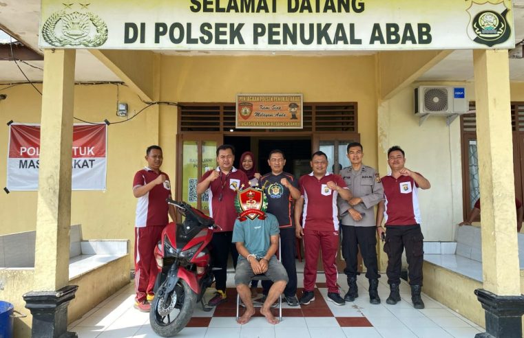 Tim Srigala Polsek Penukal Abab Ringkus Pelaku Curat, Amankan Barang Bukti Sepeda Motor Aerox