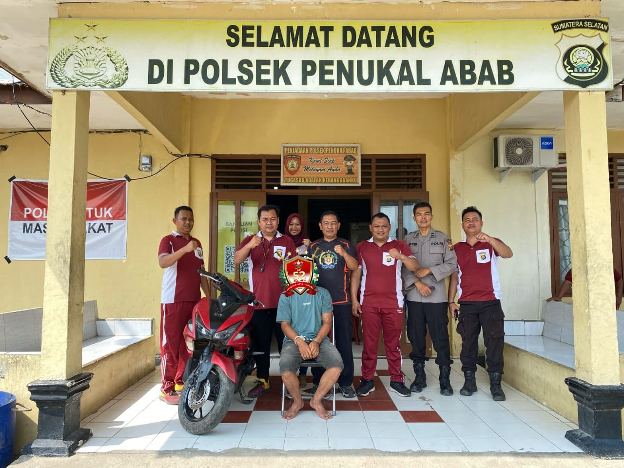Tim Srigala Polsek Penukal Abab Ringkus Pelaku Curat, Amankan Barang Bukti Sepeda Motor Aerox