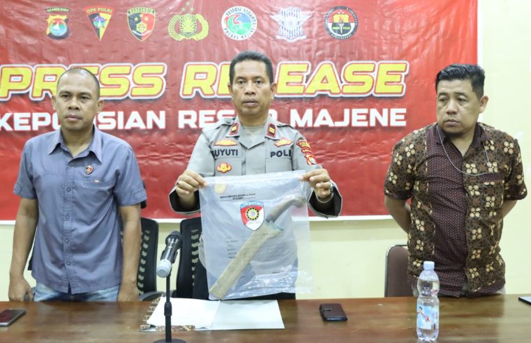 Polres Majene Beberkan Keberhasilan Kegiatan Operasi Sikat Marano 2025 Bersama Media