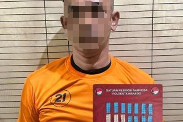 Polresta Manado Amankan ZA (48) Terduga Pengedar Psikotropika Ilegal di Singkil