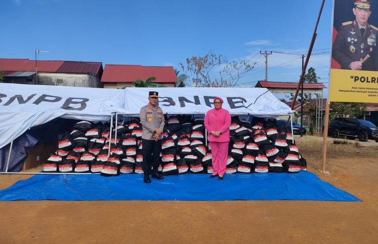 Kapolri Jenderal Listyo Kirim Bantuan 5.000 Paket Sembako Buat Korban Gempa Bumi di Bengkulu
