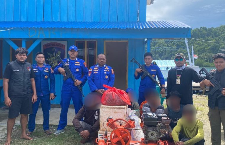 Tangkap Ikan Gunakan Bahan Peledak, 6 Orang Nelayan Diamankan Polisi