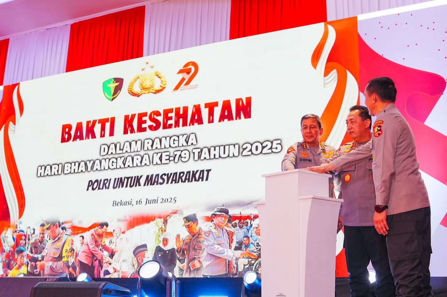 Kapolri Hadiri Puncak Bakti Kesehatan Jelang Hut ke-79 Bhayangkara, Diikuti Ratusan Ribu Peserta Seluruh Indonesia