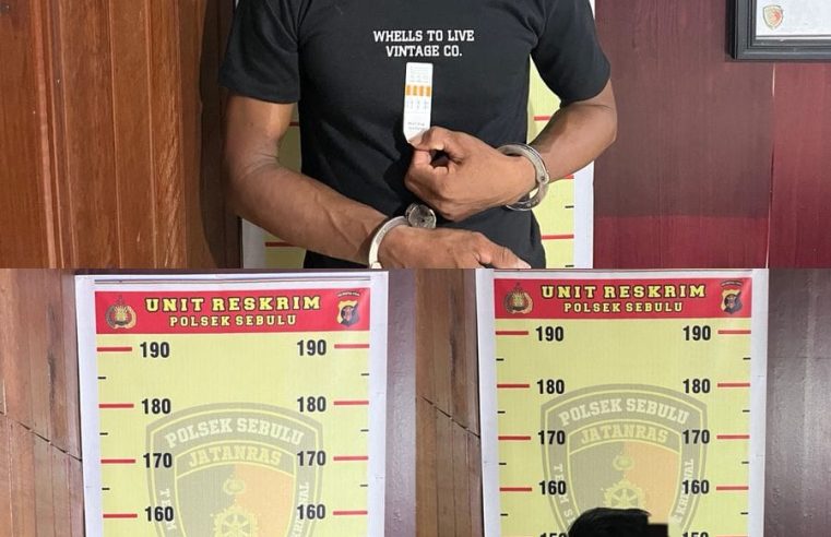 Simpan Sabu di Bawah Kasur, Seorang Warga Desa Mekar Ditangkap Personil Polsek Sebulu