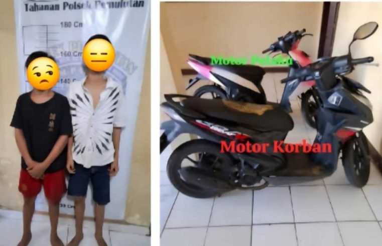 Tim Panther Polsek Pemulutan Amankan 2 Orang Pelaku Percobaan Begal Bersenjata