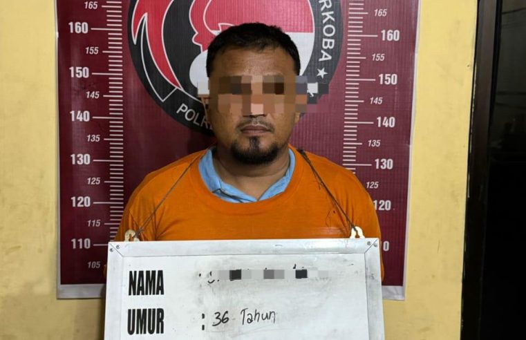 Komitmen Berantas Narkoba, Polres Tanjung Balai Amankan A (36) Bandar Sabu dengan Barang Bukti 1.000 Gram