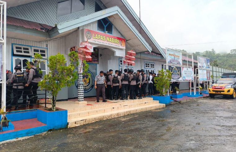 Satgas Ops Damai Cartenz Kerahkan Tim Gabungan Kejar 19 Napi Kabur di Nabire Papua Tengah