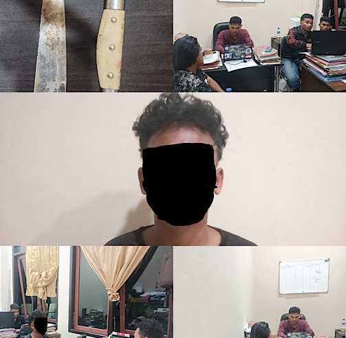 Kurang Dari 24 Jam, Polsek Tansel Berhasil Tangkap SB (18) Pelaku Penikaman