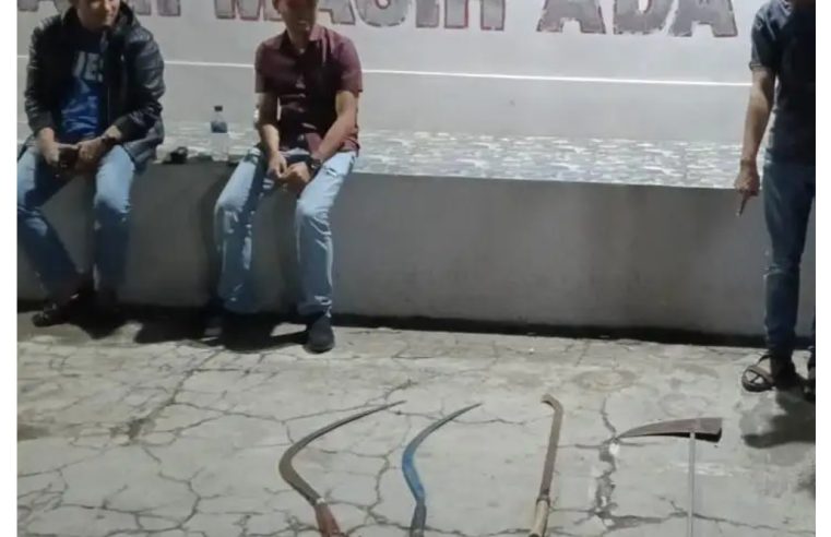 Geng Motor Berulah di Weru, Polresta Cirebon Tangkap 9 Orang Pelaku, Sita Sajam & Bom Molotov