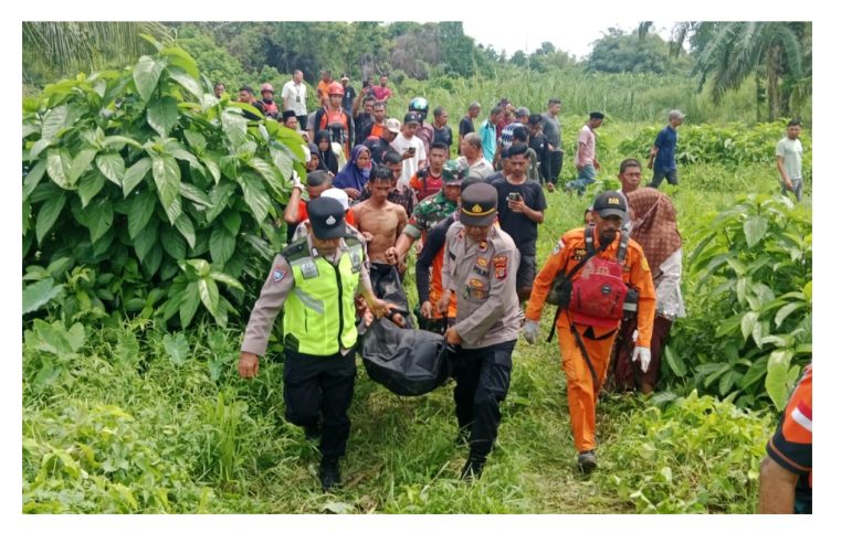 Pemuda Inisial S (21) Diduga Lompat ke Sungai Krueng Pirak ditemukan Meninggal Dunia