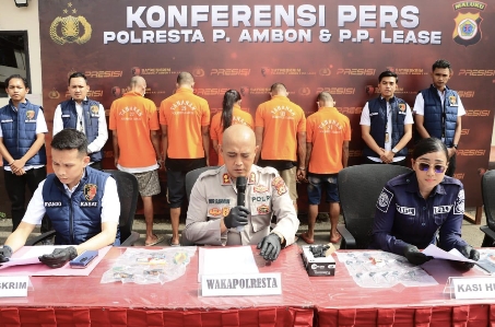 Polresta Ambon Ungkap Kasus Pencurian di Wilayah Ambon, 25 Sepeda Motor Hasil Curian Disita