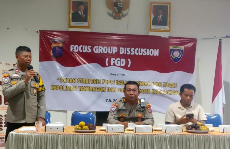 Sat Binmas Polresta Balikpapan Ajak Seluruh Ketua RT Muara Rapak Bahas Kamtibmas Lewat FGD