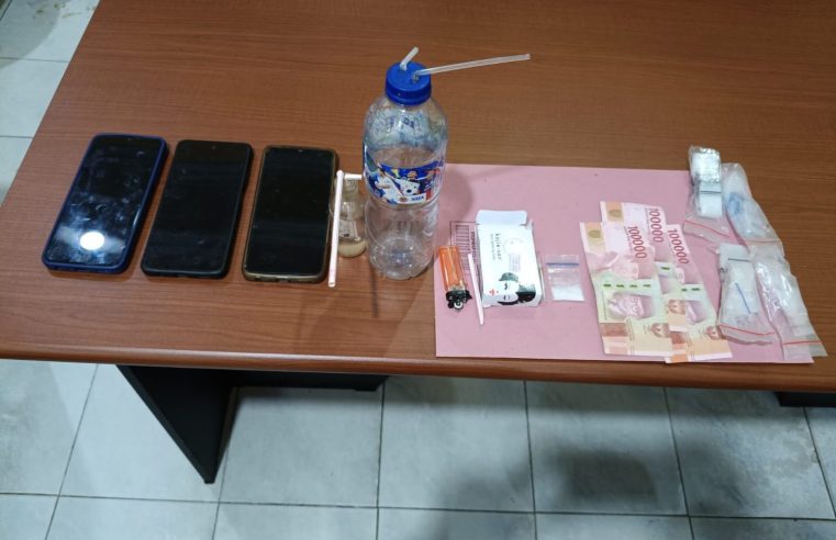 Dua Orang Terduga Pelaku Pengedar Sabu Di Parigi Moutong Diamankan Polisi