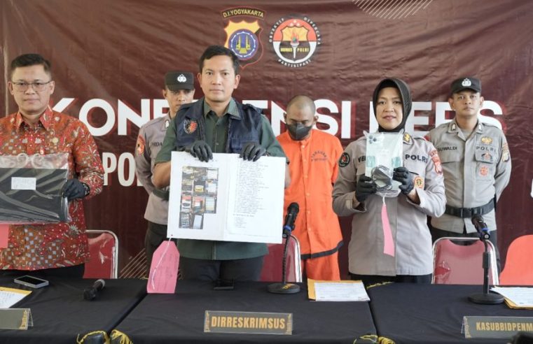 Polda DIY Ungkap Tiga Kasus Pidana Siber: Dengan Modus Cinta, Pemerasan, dan Penipuan Pinjol