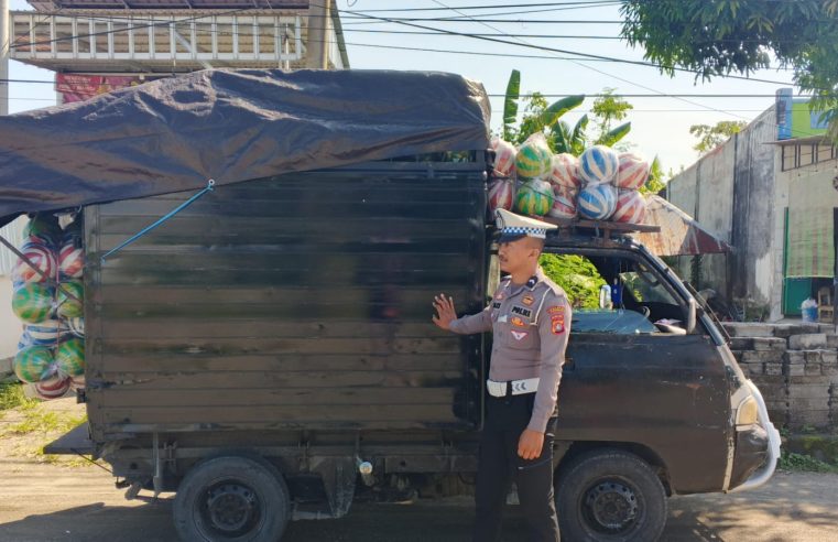 Kembali Sat Lantas Polres Pasangkayu Lakukan Penindakan & Sosialisasi Terkait Kendaraan Over Dimensi Serta Over Loading