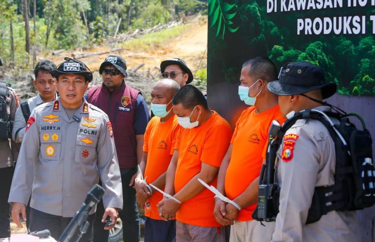 Dugaan Perusakan Hutan Secara Ilegal di Kampar, Polisi Berhasil Menetapkan 4 Tersangka