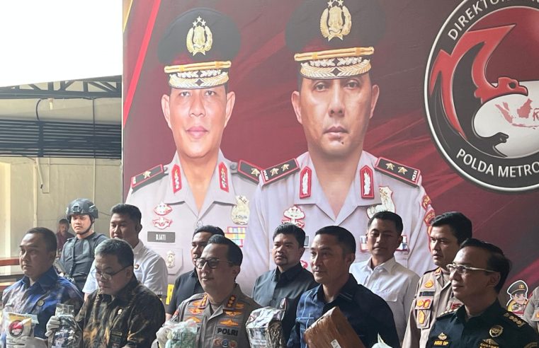 Polda Metro Tangkap 1.672 Tersangka Terkait Kasus Narkoba Dalam Dua Bulan Terkahir