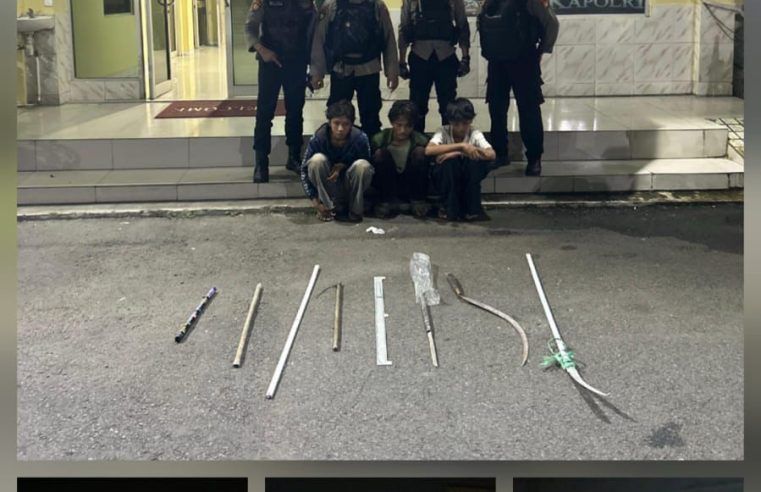Polres Jakarta Pusat Tangkap Tiga Remaja Pelaku Tawuran di Tanah Abang & Petamburan