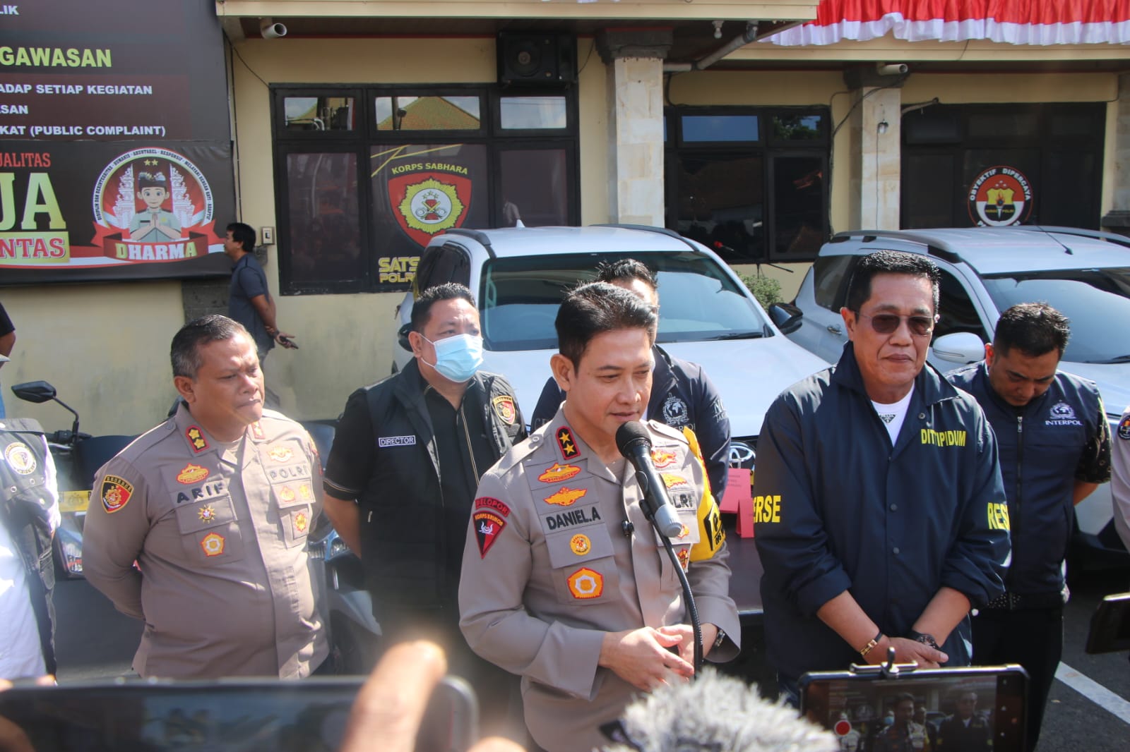 Dalam Waktu 2 X 24 Jam Polda Bali Berhasil Tangkap 3 Pelaku Penembakan WNA Australia