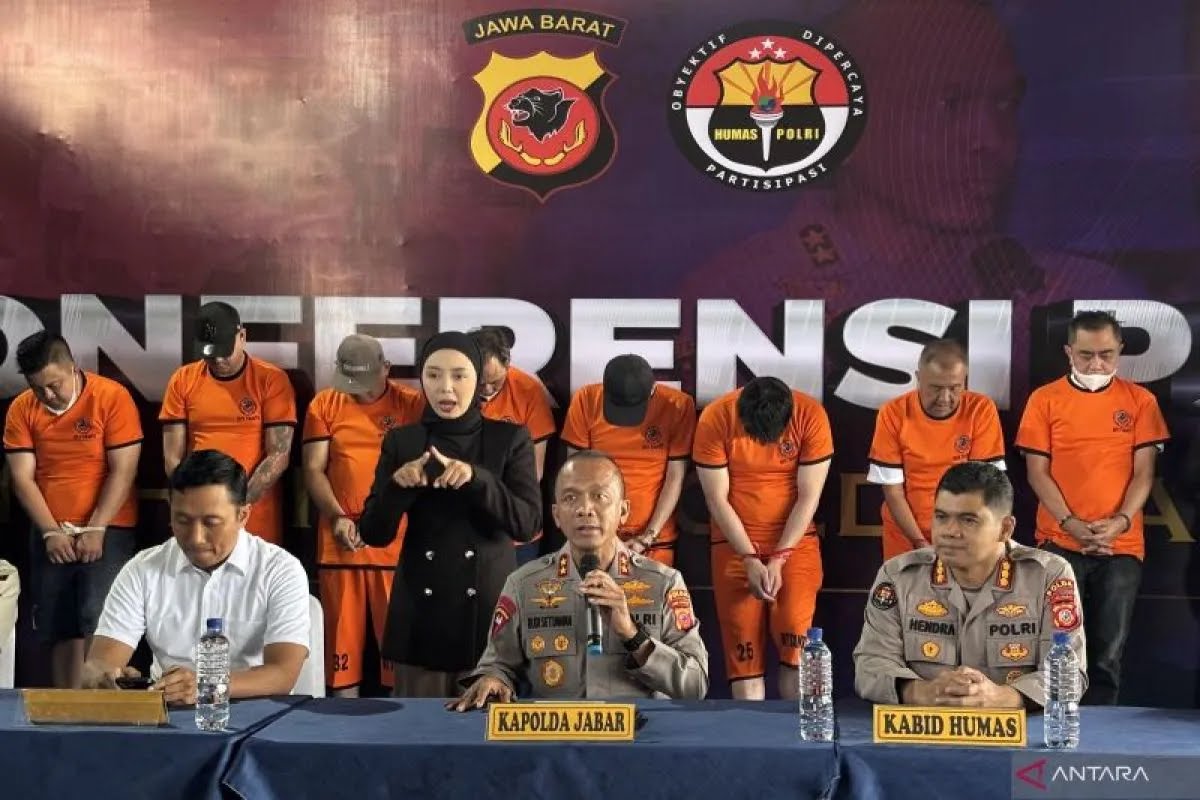 Polisi Tetapkan Tersangka Dalam Kasus Judi Kasino di Kota Bandung Jabar