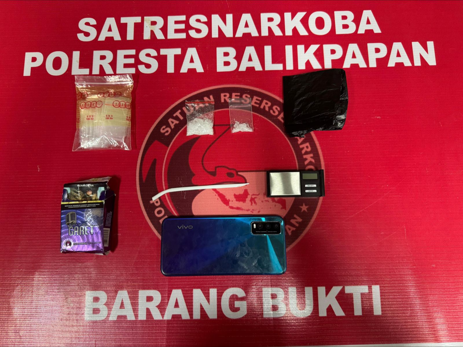 Edarkan Sabu Usai Bebas, Pria di Balikpapan Barat Dibekuk Polisi