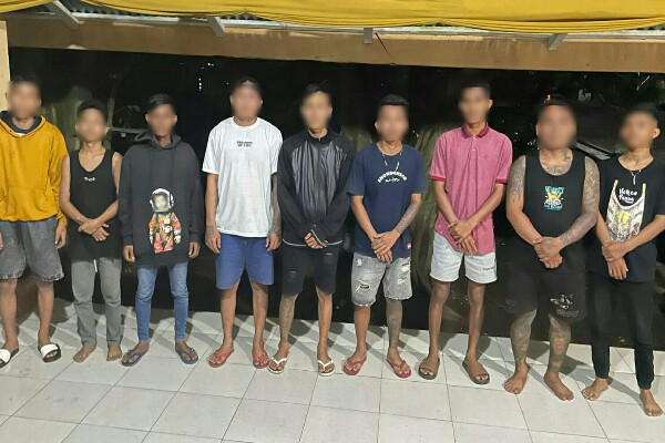 Polisi Tangkap 14 Orang Terduga Pelaku Tawuran di Pasar Winenet Bitung
