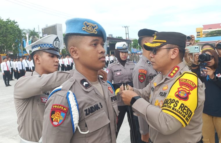 Kapolresta Pimpin Apel Gelar Ops Patuh Mahakam 2025 di Wilayah Hukum Polresta Balikpapan