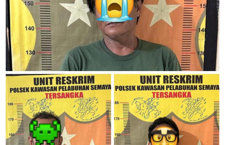 Tim Buser Reskrim Polsek Semayang Amankan 6 Paket Sabu-Sabu dan 3 Tersangka