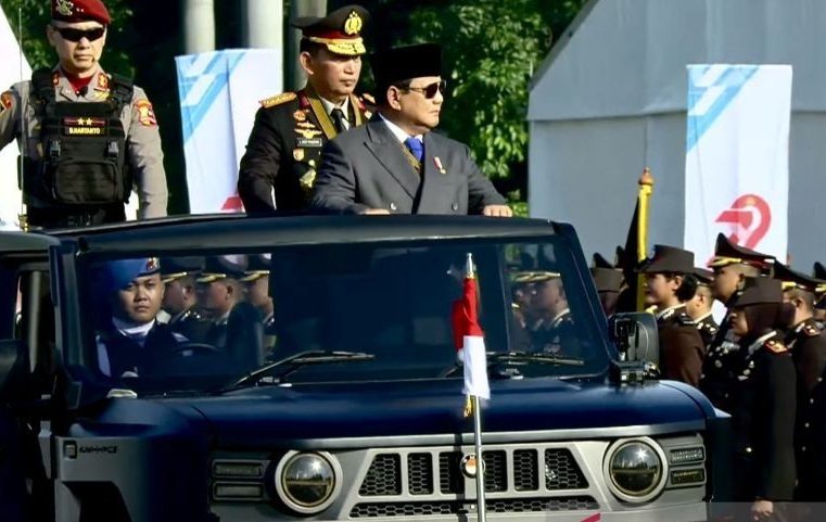 HUT Bhayangkara ke-79, Presiden Prabowo Subianto: Jadilah Polisi Dicintai Rakyat
