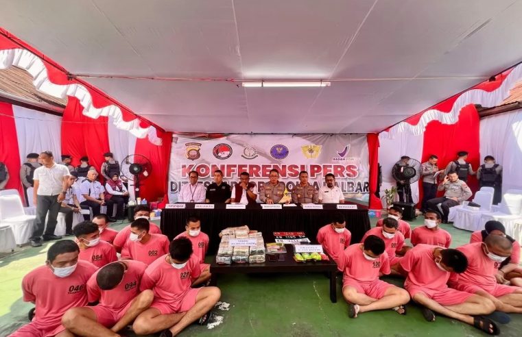 Polisi Musnahkan 23 Kilogram Sabu dan Ribuan Butir Ekstasi di Kalbar