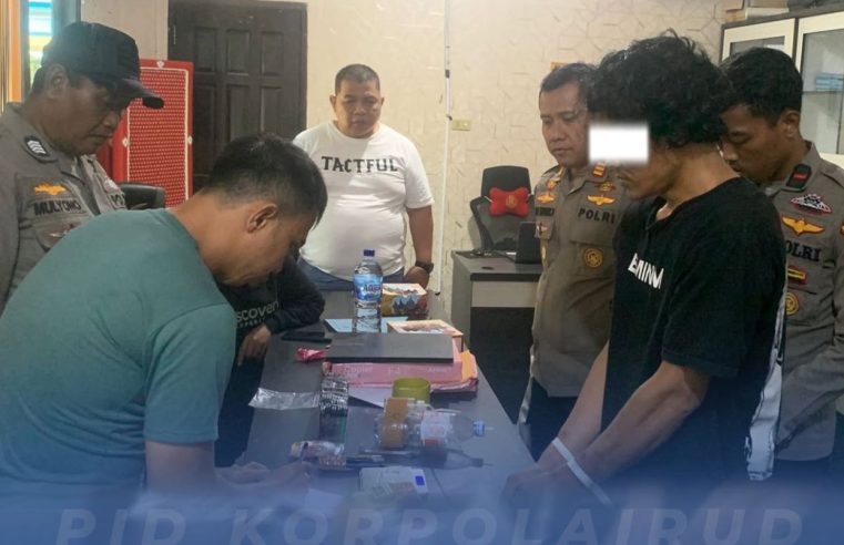 Operasi Polisi di Sungai Musi, Seorang Pengedar Sabu Ditangkap