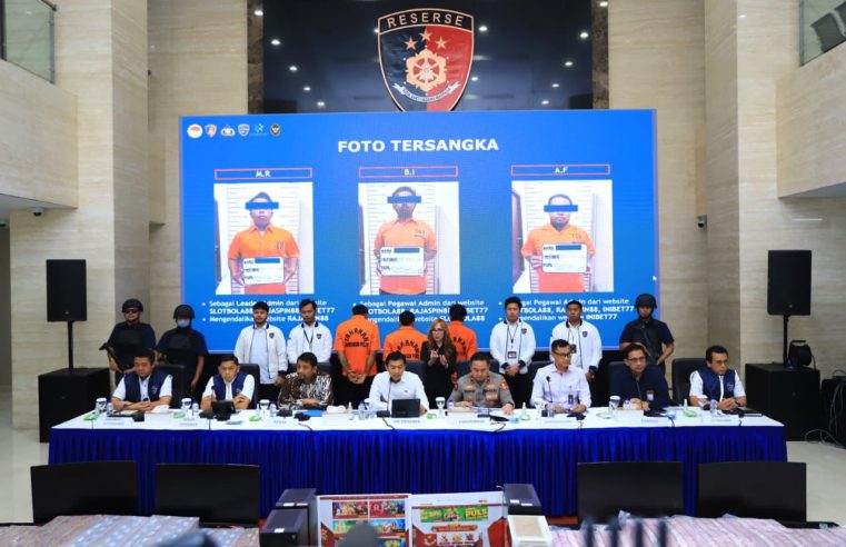 Selama 4 Bulan 235 Kasus Judi Online Berhasil Dibongkar, Ratusan Tersangka Diamankan