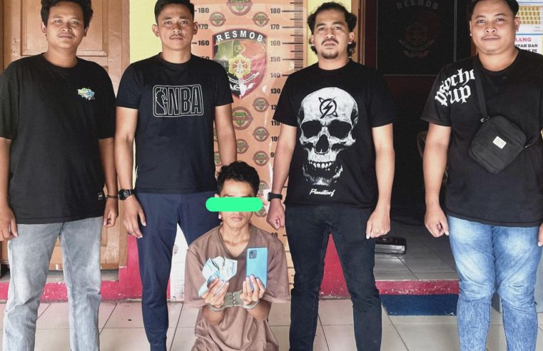 Tim Resmob Polresta Mamuju Tangkap Oknum Mahasiswa Pelaku Pencurian Handphone dan Uang Tunai