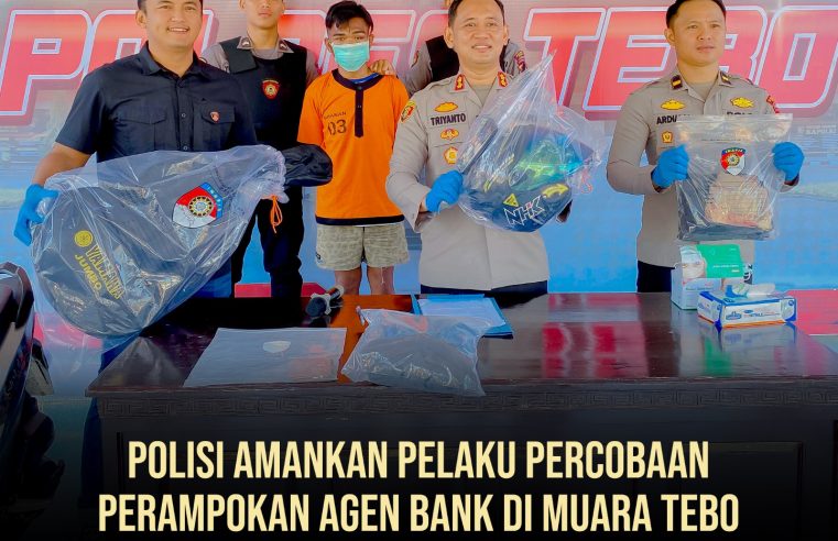 Polres Tebo Polda Jambi Gagalkan Perampokan BRI-Link, Pelaku Ditangkap