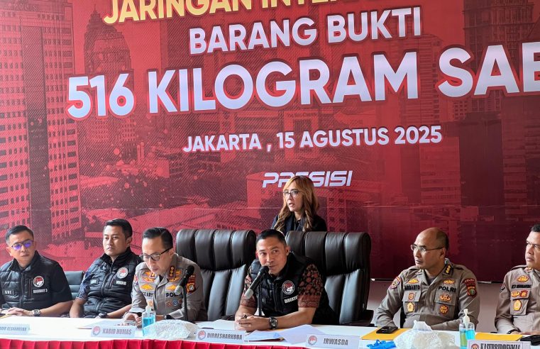 Polda Metro Jaya Berhasil Ungkap Sindikat Narkoba, Sita 516 Kg Sabu-sabu