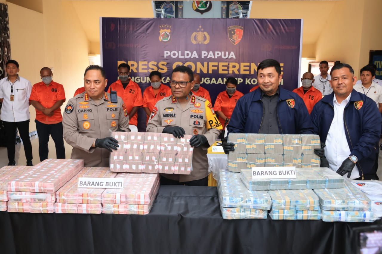 Polda Papua Tindak Tegas Korupsi Dana Desa Rp.168.2 Miliar, 9 Tersangka Ditetapkan