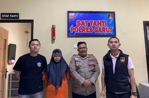 Seorang Perempuan Ditahan Polres Garut Terkait Kasus Penipuan dan Penggelapan