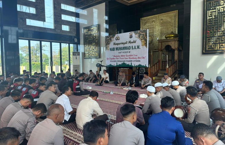Teladani Akhlak Rasulullah SAW, Polres PPU Wujudkan Polri Presisi