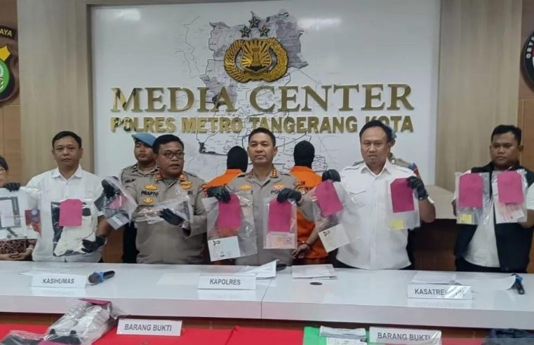 Dua Warga Negara Tiongkok Ditangkap atas Kasus Pencurian Senilai Rp.4,5 Miliar di Tangerang