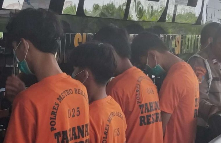 Tawuran Antar Geng di Bekasi Timur Berakhir Maut, Empat Pelaku Ditangkap