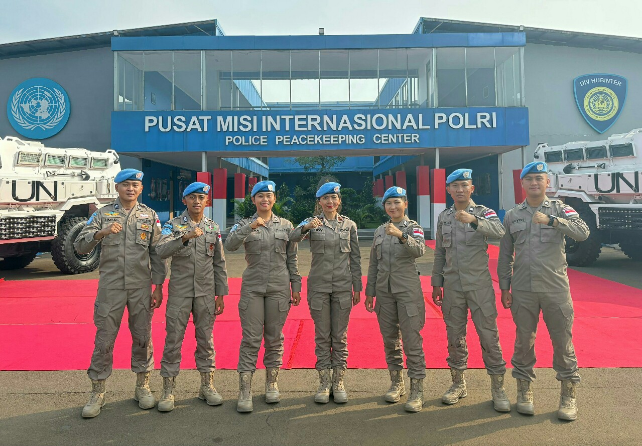 7 Personel Polri asal Sulut Siap Melaksanakan Misi Perdamaian di Negara Afrika Tengah
