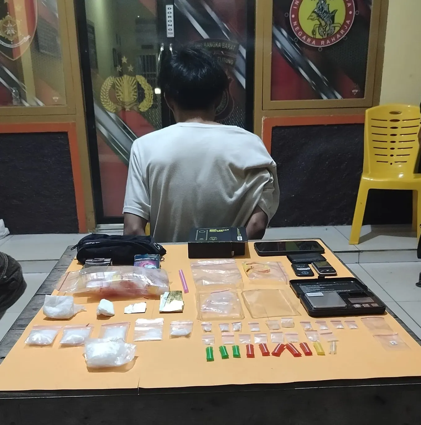 Polres Bangka Barat Berhasil Tangkap Dua Tersangka Narkotika di Tempilang, 74 Gram Sabu Disita