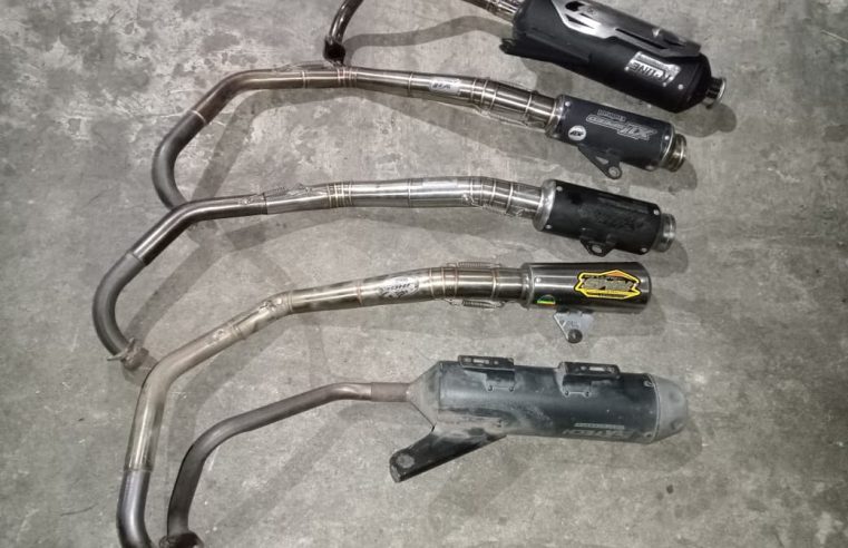 Satuan Samapta Polresta Balikpapan Gencar Tindak Knalpot Brong, 5 Motor Diamankan