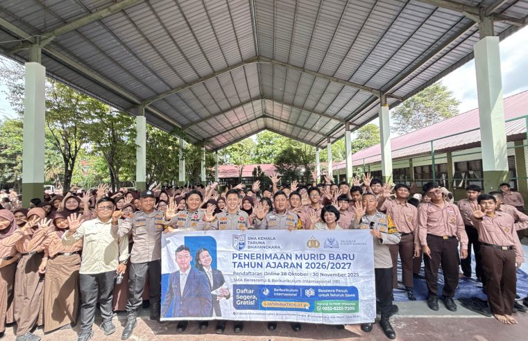 SMA Taruna Bhayangkara Buka Pendaftaran, Polresta Balikpapan Sosialisasikan Secara Live Streaming