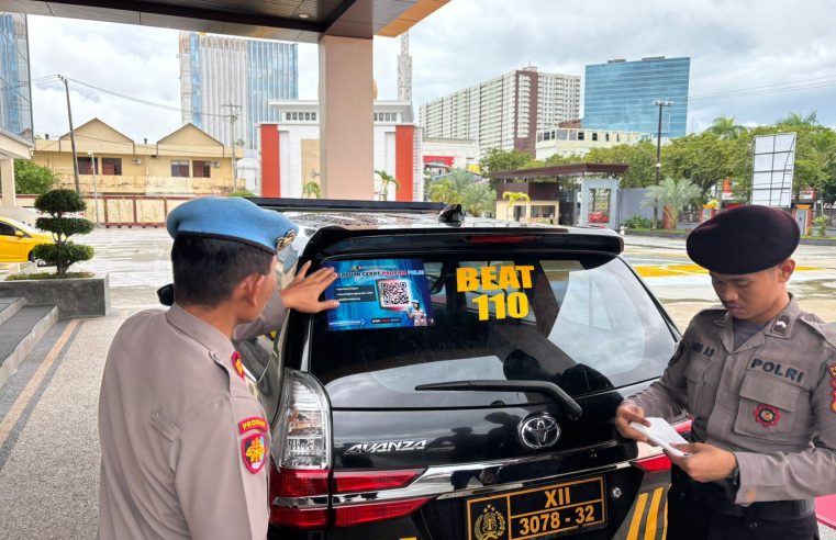Waka Polresta Balikpapan Luncurkan Inisiatif Transparansi: Stiker Barcode Aduan Cepat Propam di Kendaraan Dinas Polri